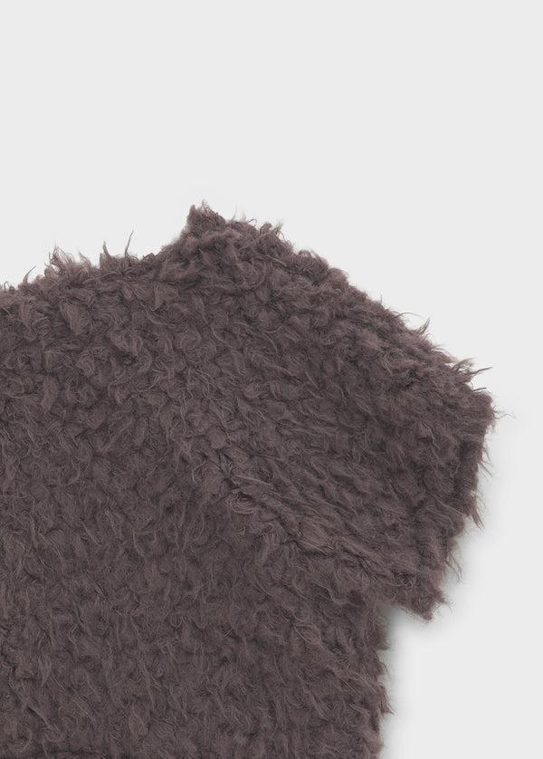 Teddy fur bolero cardigan