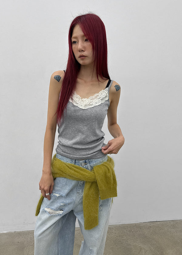 Zenier Lace Sleeveless