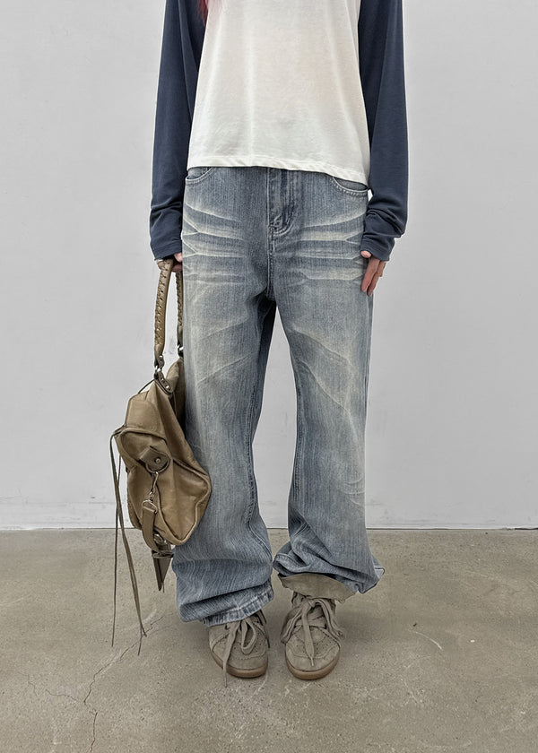 (UNISEX) Roden Vintage Slub Denim Pants