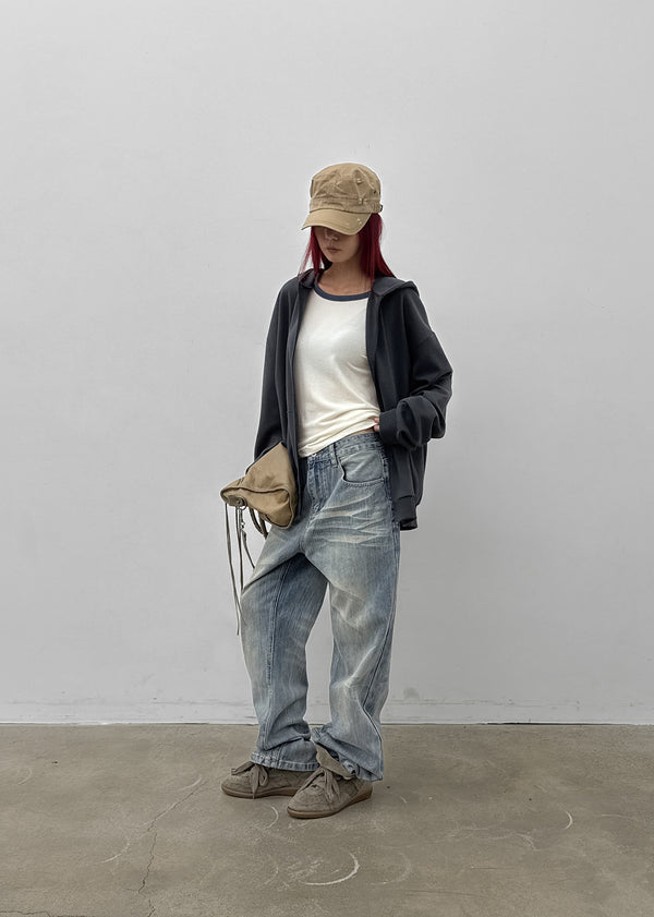 (UNISEX) Roden Vintage Slub Denim Pants