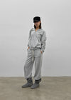 [MADE] Melio Mink Semi-Wide Elastic Waist Pants