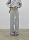 [MADE] Melio Mink Semi-Wide Elastic Waist Pants