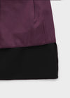 Imprint Suede Slit Midi Skirt