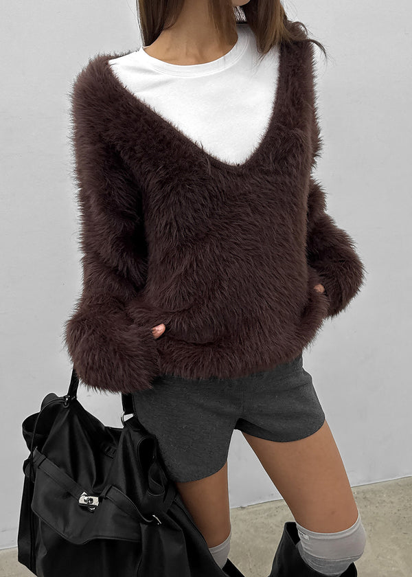 [MADE] Shaggy Fur Knit