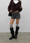 Epitome Low-waist Button Cut Shorts