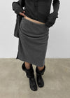 Edin Shirred Midi Skirt