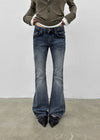Toa Washed Bootcut Denim Pants