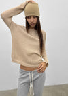 Adver Loose Fit Boat Neck Knit