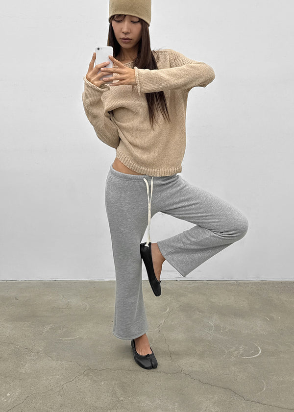 [MADE] Melio Mink Raw Cropped Waist Pants