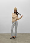 [MADE] Melio Mink Raw Cropped Waist Pants