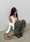 Spect Wool Knit Lace Scarf