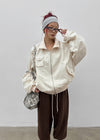Rondy Shirred Bomber Jacket
