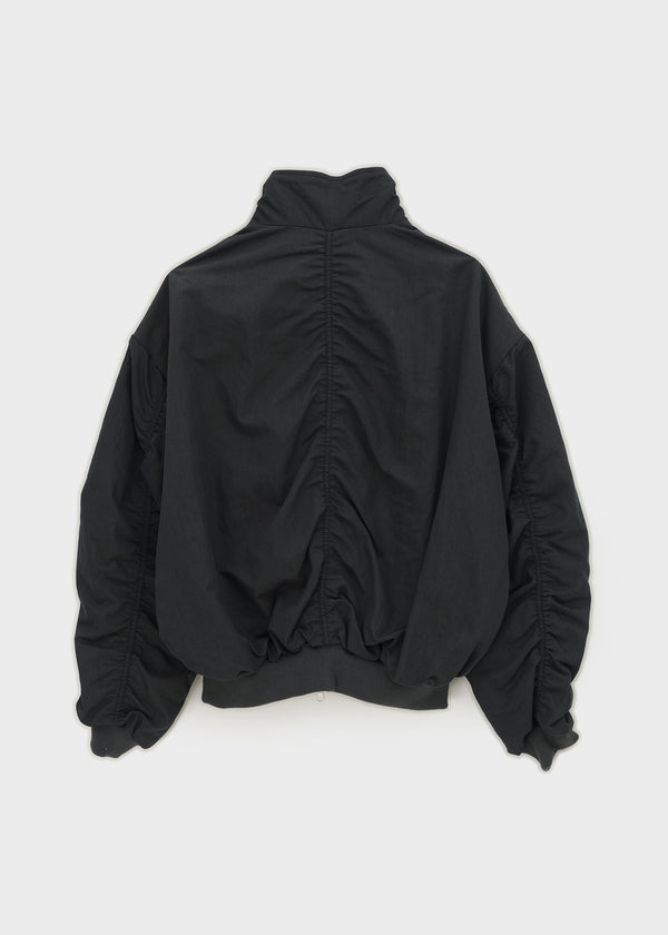Rondy Shirred Bomber Jacket