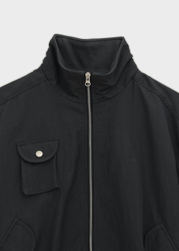 Rondy Shirred Bomber Jacket