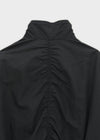 Rondy Shirred Bomber Jacket