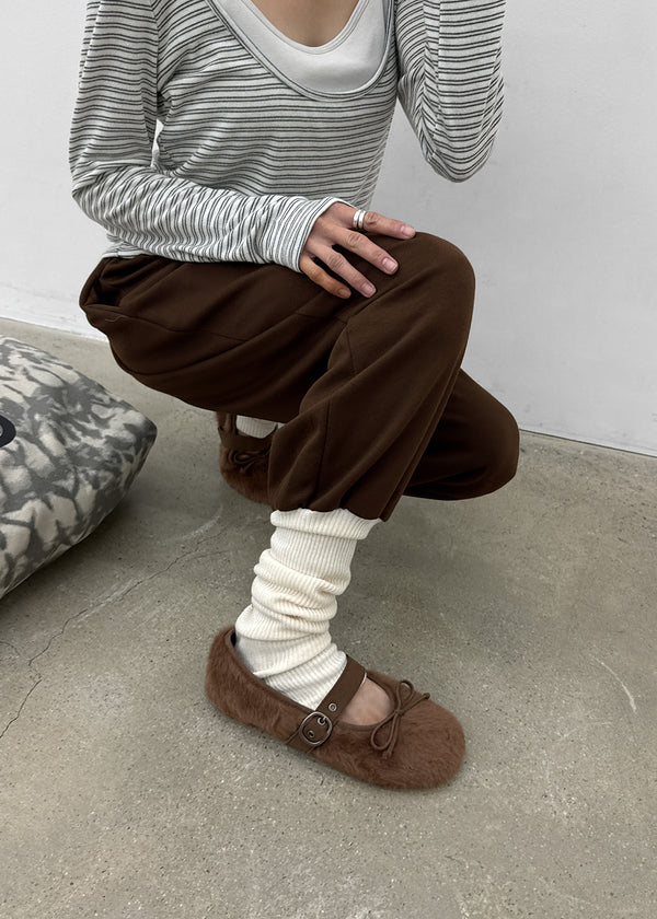 [MADE] Riponi Fur Flat Shoes