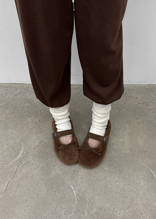 [MADE] Riponi Fur Flat Shoes