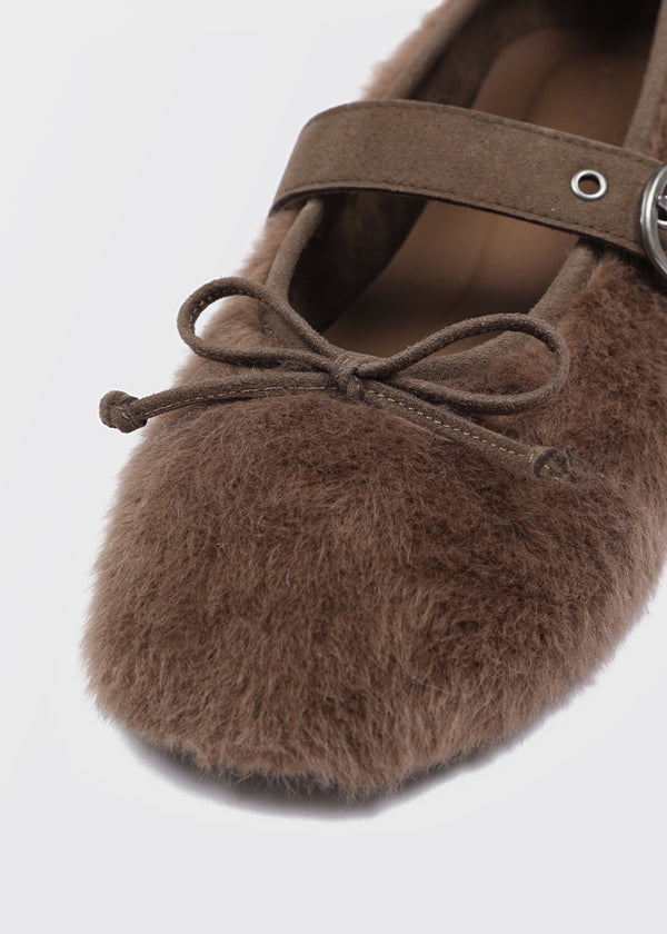 [MADE] Riponi Fur Flat Shoes
