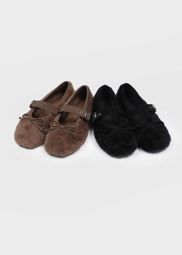 [MADE] Riponi Fur Flat Shoes