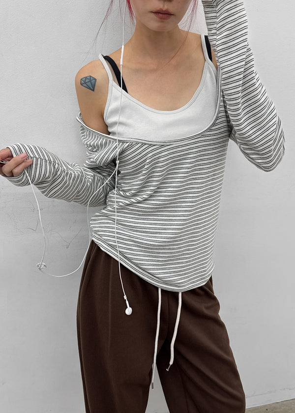 Zenith Deep Hooded Long Sleeve Tee