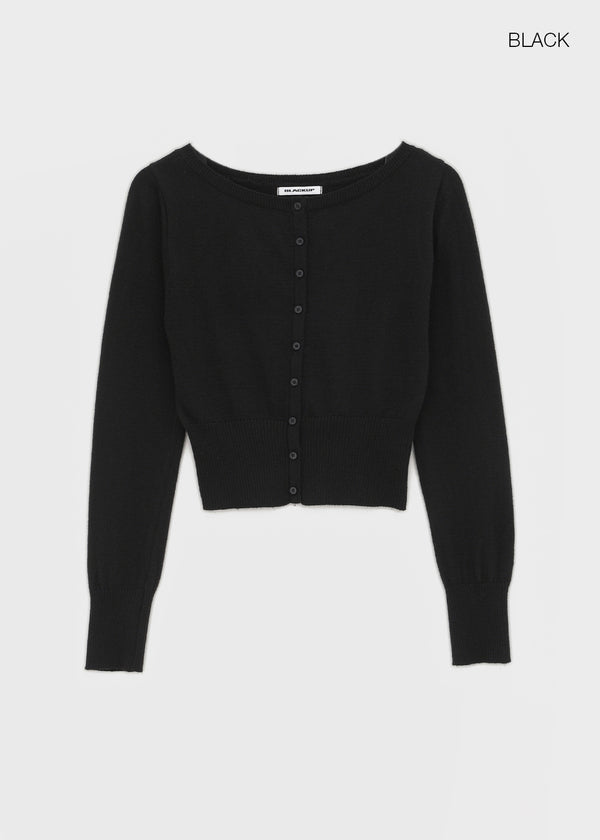 [MADE] Melbo Boat Neck Knit Cardigan