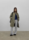(UNISEX) Epitom Quilted Long Field Jacket