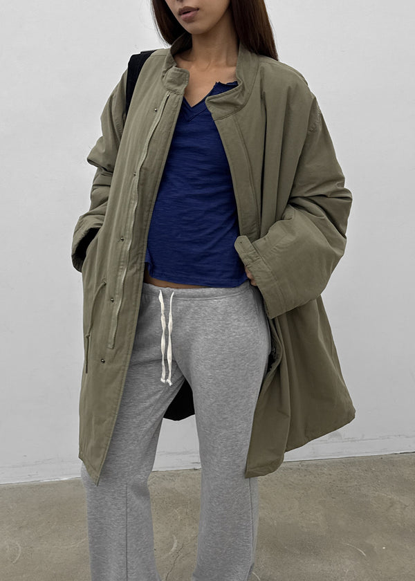 (UNISEX) Epitom Quilted Long Field Jacket