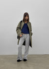 (UNISEX) Epitom Quilted Long Field Jacket