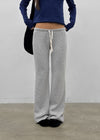 [MADE] Melio Mink Low Bootcut Elastic Waist Pants (2 SIZE)