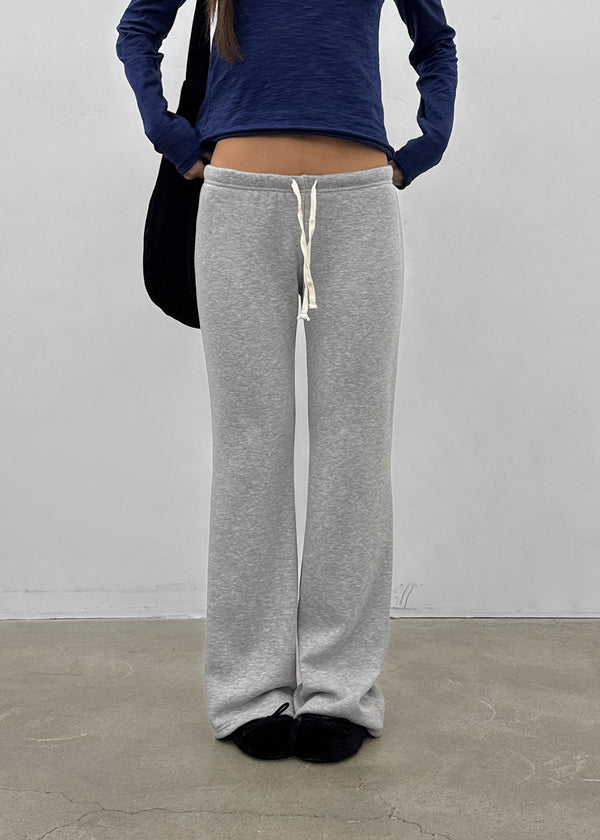 [MADE] Melio Mink Low Bootcut Elastic Waist Pants (2 SIZE)