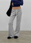[MADE] Melio Mink Low Bootcut Elastic Waist Pants (2 SIZE)
