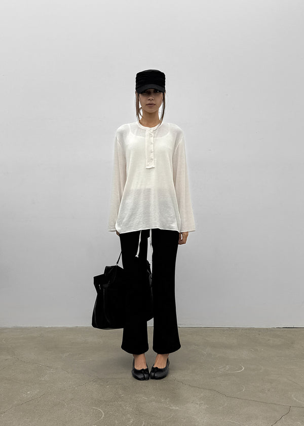 [MADE] Melio Mink Raw Cropped Waist Pants
