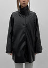 Volk High-Neck Half Leather Jacket