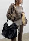 Daus Crop Hooded Fur Jacket