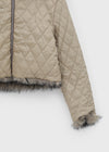 Daus Crop Hooded Fur Jacket