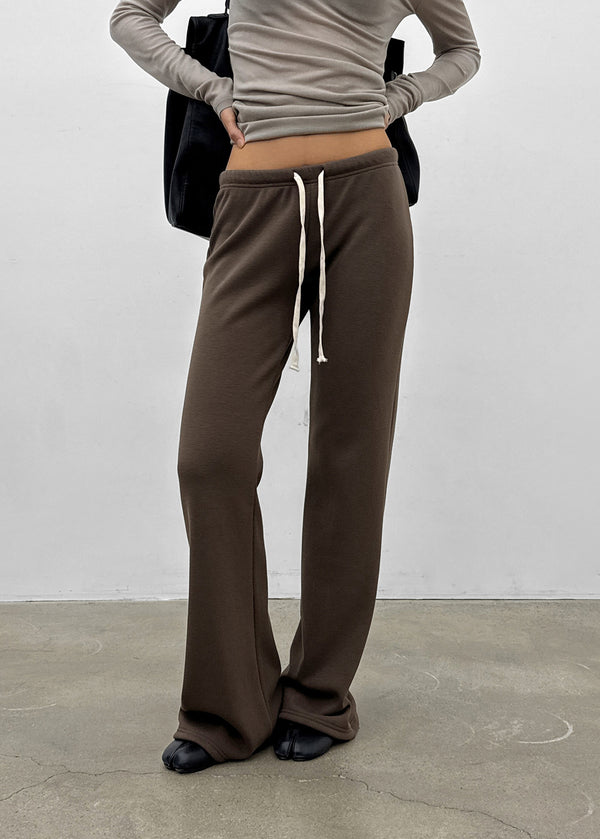 [MADE] Melio Mink Low Bootcut Elastic Waist Pants (2 SIZE)