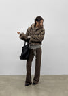 [MADE] Melio Mink Low Bootcut Elastic Waist Pants (2 SIZE)