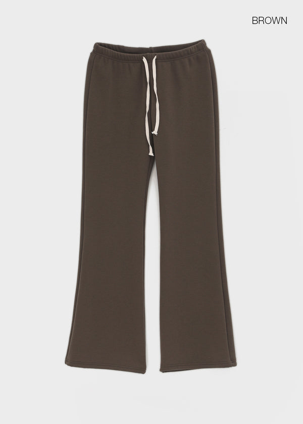 [MADE] Melio Mink Low Bootcut Elastic Waist Pants (2 SIZE)