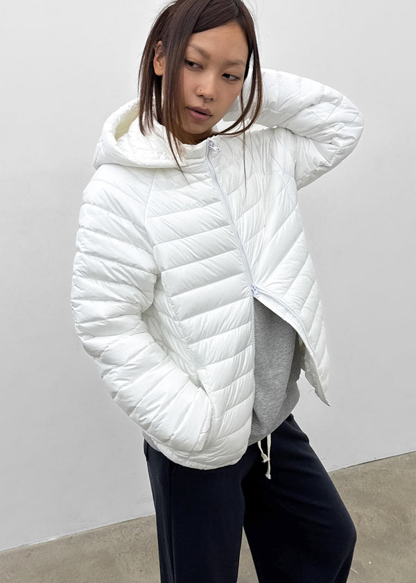(UNISEX) Cork Two-Way Wellon Lightweight Padded Jacket