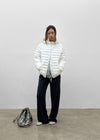 [MADE] Melio Mink Semi-Wide Elastic Waist Pants