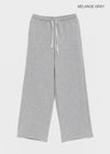 [MADE] Melio Mink Semi-Wide Elastic Waist Pants