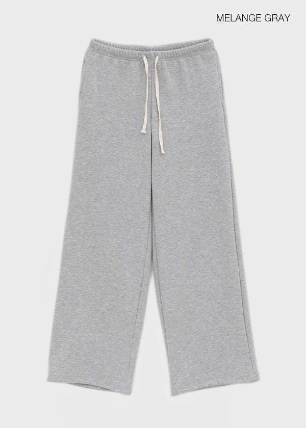 [MADE] Melio Mink Semi-Wide Elastic Waist Pants