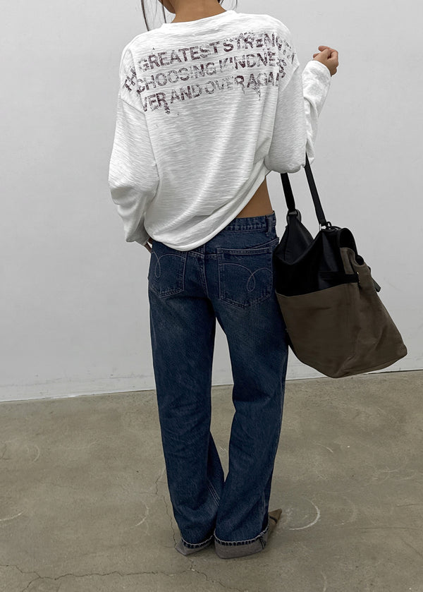 [MADE] Silva Low-waisted Cabra Denim Pants