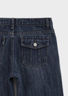 [MADE] Silva Low-waisted Cabra Denim Pants