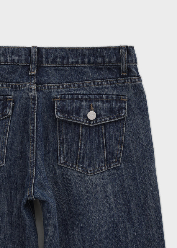 [MADE] Silva Low-waisted Cabra Denim Pants