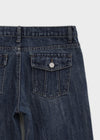 [MADE] Serene Low-Waist Straight Denim Pants
