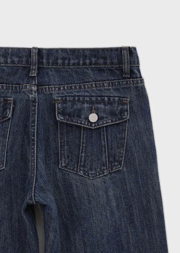 [MADE] Serene Low-Waist Straight Denim Pants