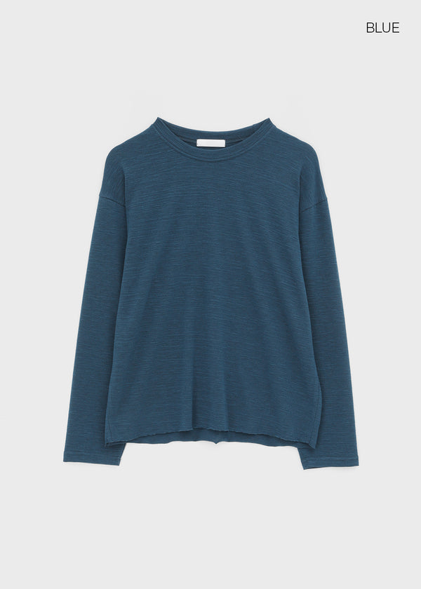 Shunt Slub Lettering Long Sleeve Tee