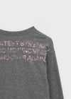 Shunt Slub Lettering Long Sleeve Tee