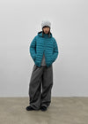 (UNISEX) Cork Two-Way Wellon Lightweight Padded Jacket